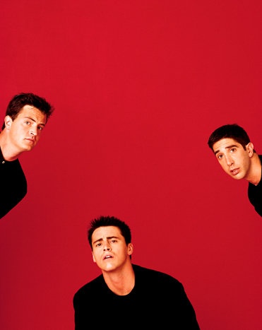 Chandler, Joey and Ross